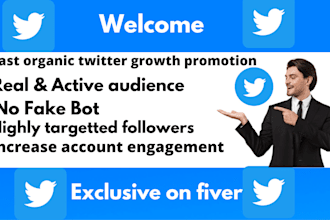 develop an organic growth strategy for twitter