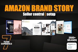 design and upload amazon brand story a plus