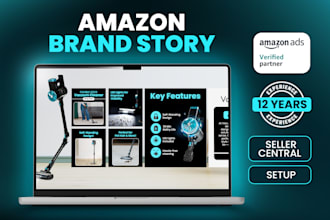 design and upload amazon brand story, a plus