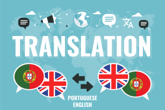 translate english to portuguese, 600 words