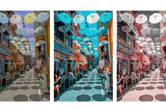 do fashion photo retouching and color grading