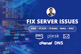 fix aws, plesk, cpanel, whmcs, mail, dns, nginx issue