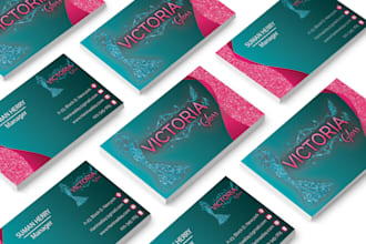 do luxury glitter business card, thank you card and glitter logo
