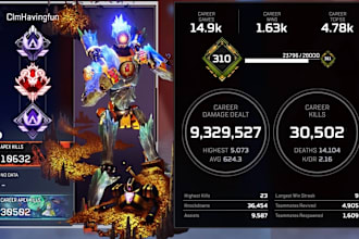 coach and help you rank up in apex all platforms