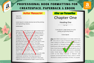 format your book for print layout for amazon kdp and lulu