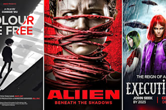 create a professional movie poster for you