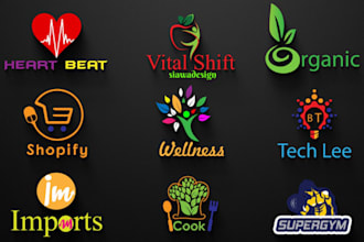 design ecommerce online store logo for your shopify website