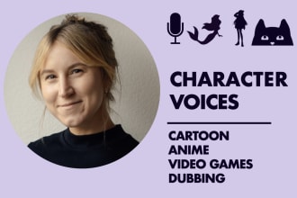 voice your female cartoon character