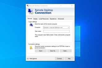 configure your computer to remote connection and VPN