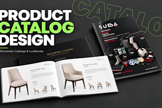 design a professional product catalog, wholesale catalog, or lookbook