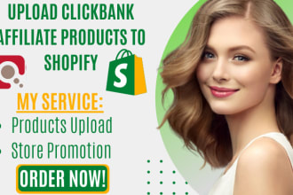upload affiliate marketing products on shopify store