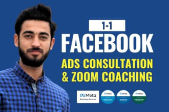 be your expert facebook ads coach,trainer and consultant