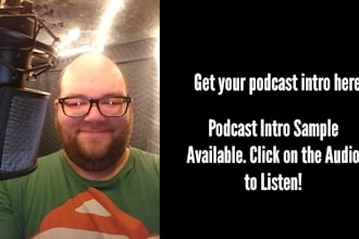 record am intro for your podcast