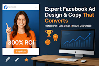 design facebook google ad creatives, w persuasive ads copy, meta, banner