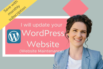 backup and update your wordpress website