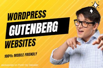 design a stunning wordpress website using gutenberg blocks