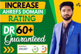 increase, domain rating dr, ahrefs dr, domain rating dr 60
