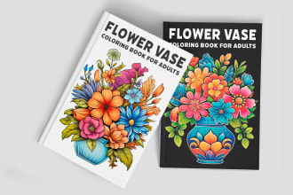 create amazing coloring book covers for kids and adults
