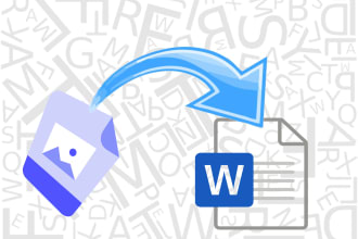 manual conversion graphic file to word