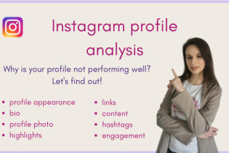 do a full instagram profile audit
