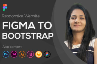 convert figma to html, figma to wordpress, figma to bootstrap