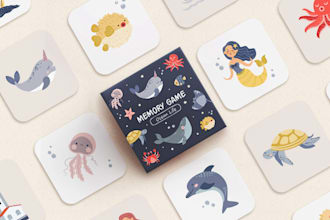 design professional board game or card game and box