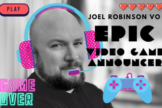 provide an epic pro video game announcer voice