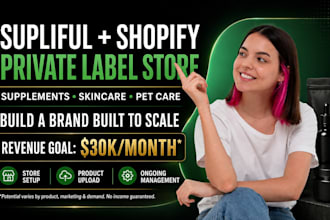 build shopify dropshipping store develop shopify website with supliful, trendsi