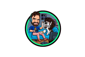 design groovy yet epic logo for a gaming and movie centric youtube channel