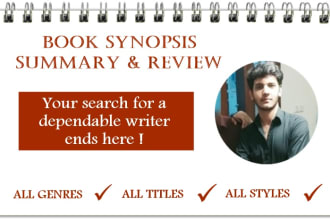 write a book synopsis, review, summary or analysis