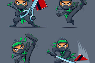 draw cartoon mascot design