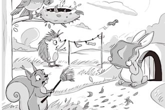 draw new yorker style comics