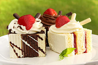 do creative desserts or baking recipe for your youtube channel
