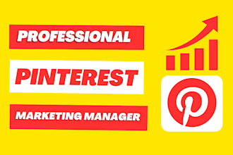 design 1000 pins and 100 boards as organic pinterest marketing manager