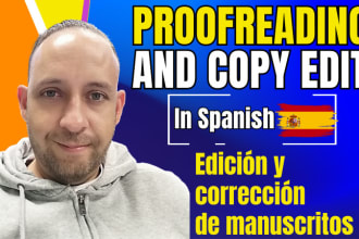 edit and proofread your spanish book manuscript