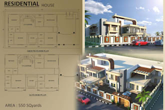 redraw floor plans, and architectural plans with accurate scale in autocad