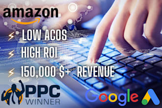 setup amazon PPC campaigns via google ads, amazon PPC expert