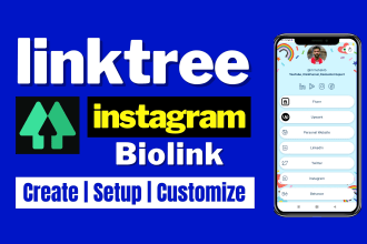 create a linktree landing page or smart bio jotform apps hypesocial tap bio