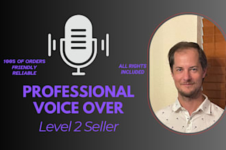 record an american male announcer or countdown voice for yt