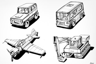draw cool sketches or concept art as you wish