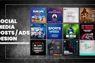 design social media ads facebook, instagram, linkedin post