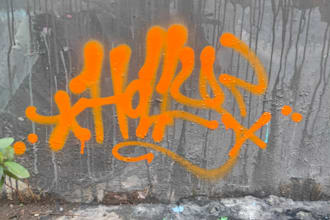 make graffiti tagging for your name or brand on the wall