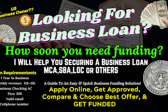 help to get business loan mca sba credit line