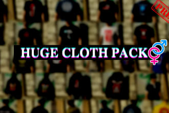 give you a huge clothes pack male and female for fivem