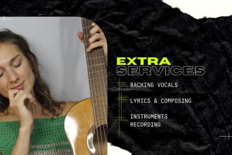 produce for you a professional backing track using logic pro
