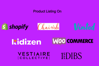 list products on shopify kidizen woocommerce vinted chairish vestiaire 1stdibs