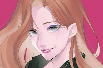 draw anime character for avatar or icon
