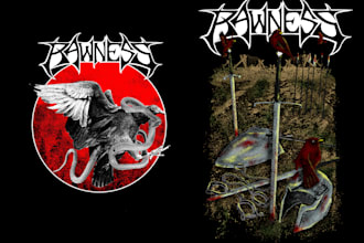 make digital dark illustrations for your band or brand metal,death,doom,occult