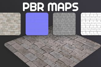 create a seamless texture with pbr maps