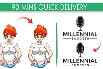 do vector tracing, redraw any image in 90 minutes